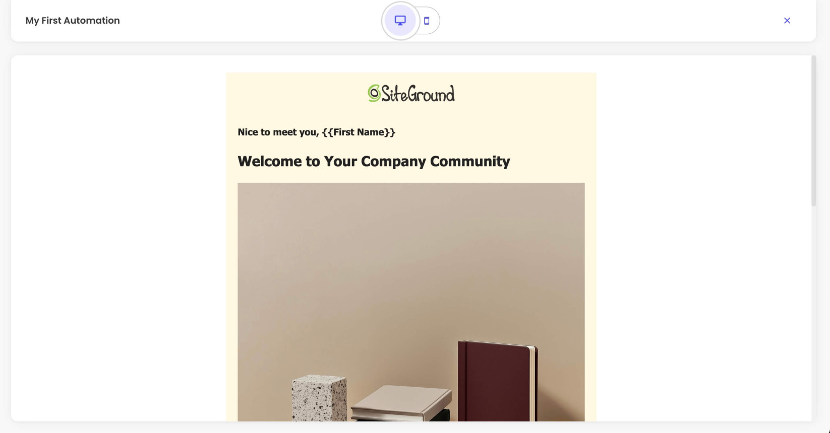 Email preview mode for Email Automation