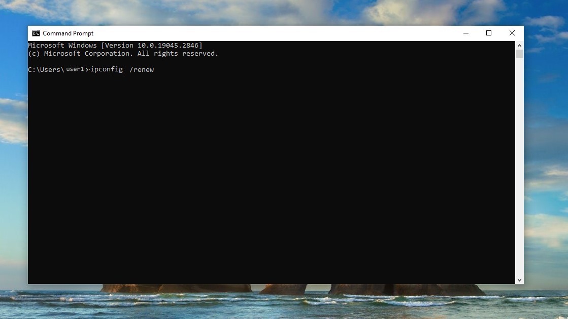 Command Prompt in Windows 
