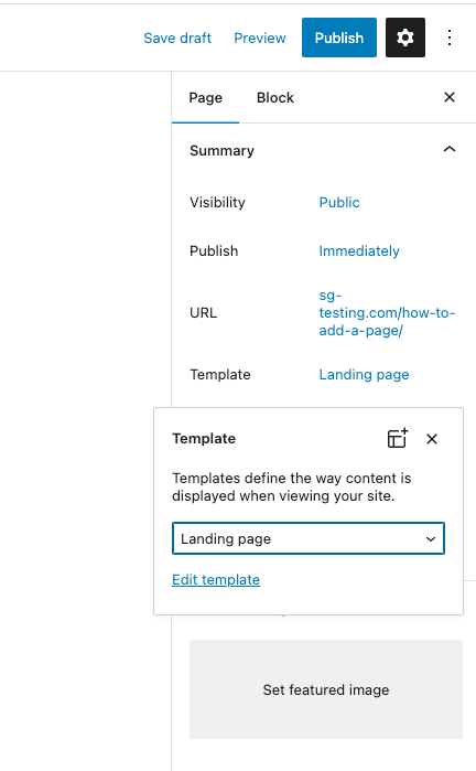 How to create templates in WordPress